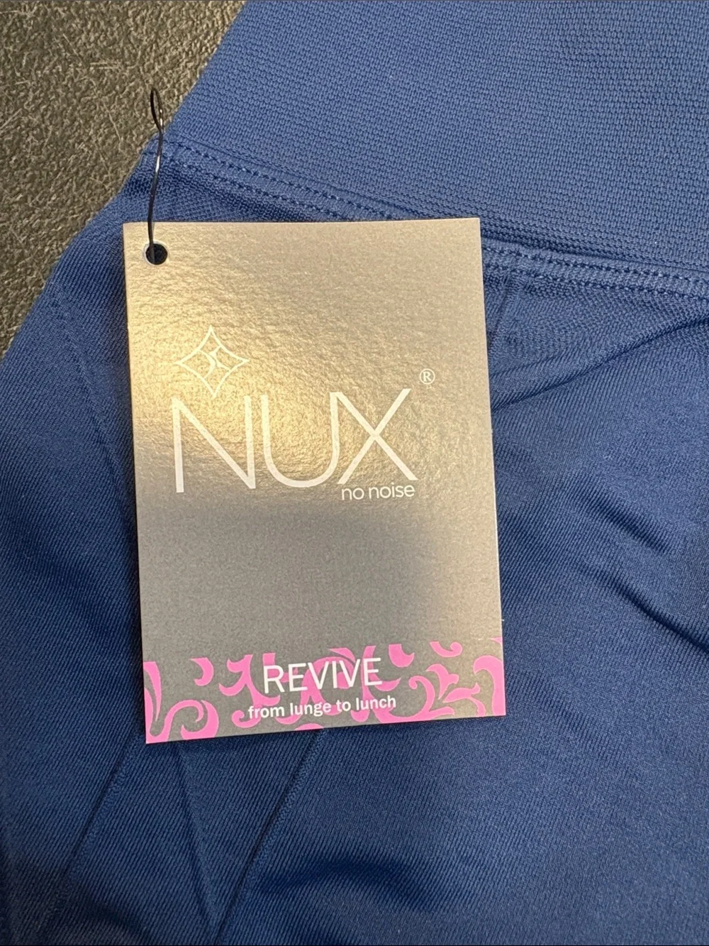 NUX Navy Blue Mesa Capri with Detailing